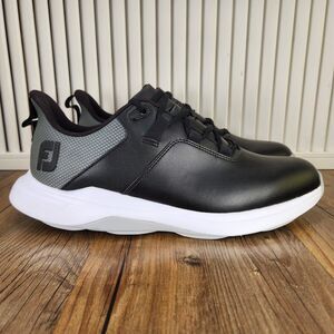 FootJoy FJ ProLite Golf Shoes Mens 9.5M Black Leather Waterproof Spikeless 56922
